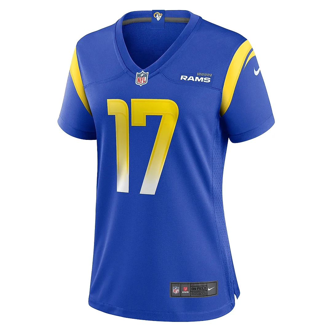 Zennovawear Women's Los Angeles Rams Puka Nacua Royal Home Game Jersey