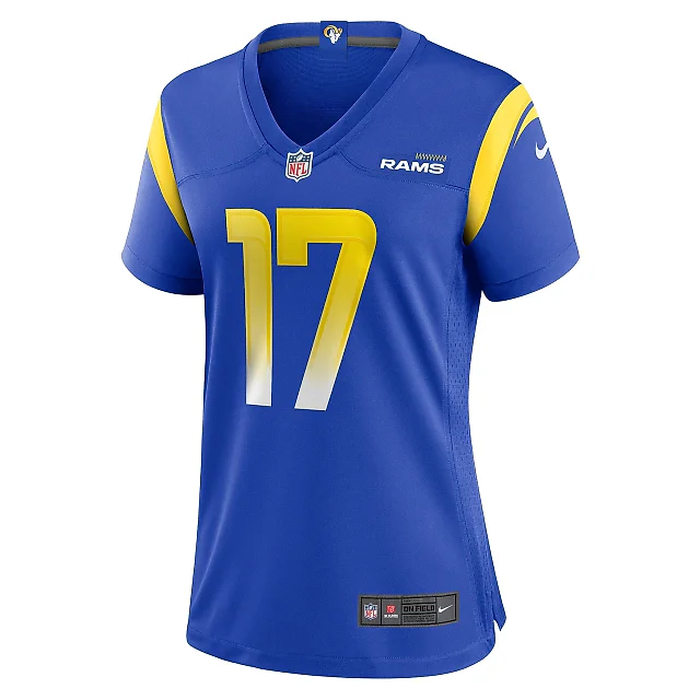 Zennovawear Women's Los Angeles Rams Puka Nacua Royal Home Game Jersey