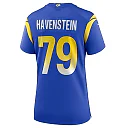 Zennovawear Women's Los Angeles Rams Rob Havenstein Royal Game Jersey