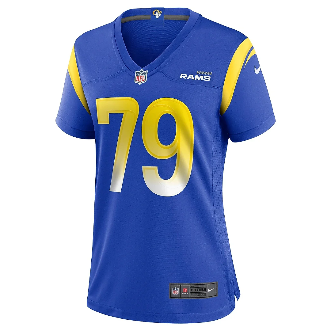 Zennovawear Women's Los Angeles Rams Rob Havenstein Royal Game Jersey