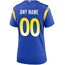 Zennovawear Women's Los Angeles Rams Royal Custom Game Jersey