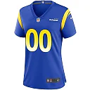 Zennovawear Women's Los Angeles Rams Royal Custom Game Jersey