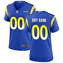 Zennovawear Women's Los Angeles Rams Royal Custom Game Jersey