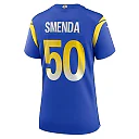 Zennovawear Women's Los Angeles Rams Ryan Smenda Royal Home Game Jersey