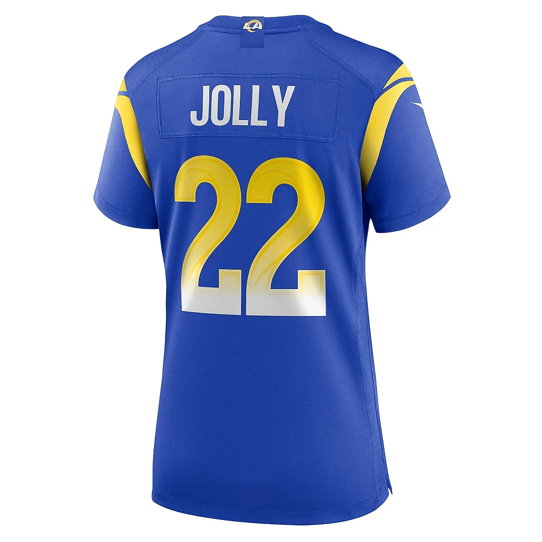Zennovawear Women's Los Angeles Rams Shaun Jolly Royal Home Game Jersey