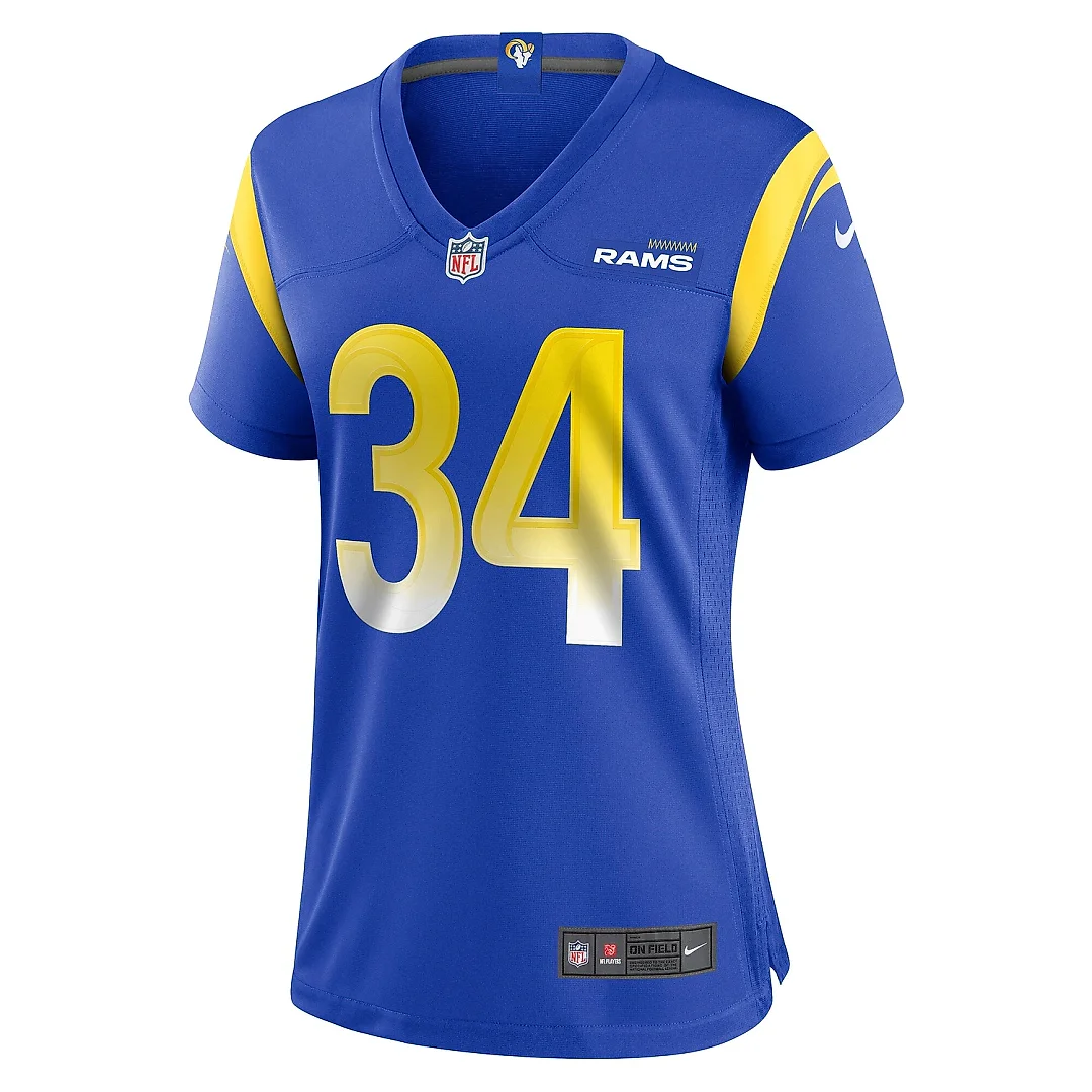 Zennovawear Women's Los Angeles Rams Tanner Ingle Royal Home Game Jersey