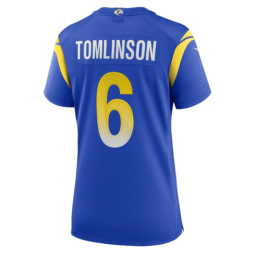 Zennovawear Women's Los Angeles Rams Tre'Vius Hodges-Tomlinson Royal Team Game Jersey