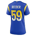 Zennovawear Women's Los Angeles Rams Troy Reeder Royal Team Game Jersey