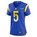 Zennovawear Women's Los Angeles Rams Tutu Atwell Royal Home Game Jersey