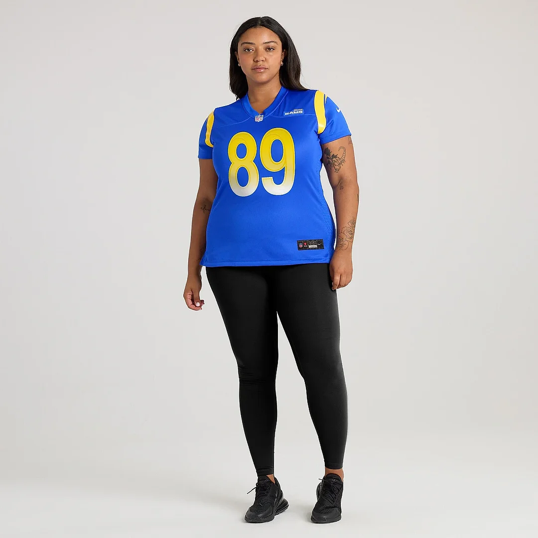 Zennovawear Women's Los Angeles Rams Tyler Higbee Royal Game Player Jersey