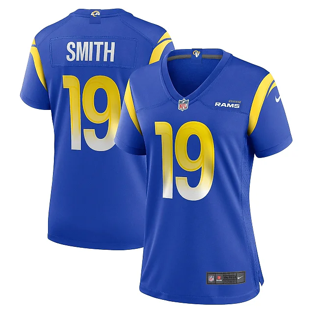 Zennovawear Women's Los Angeles Rams Xavier Smith Royal Home Game Jersey