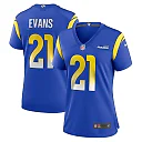 Zennovawear Women's Los Angeles Rams Zach Evans Royal Home Game Jersey