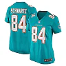 Zennovawear Women's Miami Dolphins Anthony Schwartz Aqua Team Game Jersey