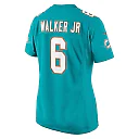 Zennovawear Women's Miami Dolphins Anthony Walker Jr. Aqua Game Jersey