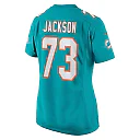 Zennovawear Women's Miami Dolphins Austin Jackson Aqua Game Jersey