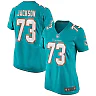 Zennovawear Women's Miami Dolphins Austin Jackson Aqua Game Jersey