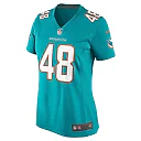 Zennovawear Women's Miami Dolphins Blake Ferguson Aqua Game Jersey