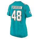 Zennovawear Women's Miami Dolphins Blake Ferguson Aqua Game Jersey