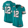 Zennovawear Women's Miami Dolphins Bob Griese Aqua Retired Player Jersey