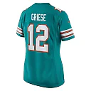 Zennovawear Women's Miami Dolphins Bob Griese Aqua Retired Player Jersey