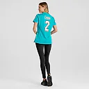 Zennovawear Women's Miami Dolphins Bradley Chubb Aqua Game Player Jersey