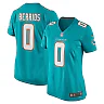 Zennovawear Women's Miami Dolphins Braxton Berrios Aqua Game Jersey