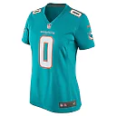 Zennovawear Women's Miami Dolphins Braxton Berrios Aqua Game Jersey