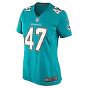 Zennovawear Women's Miami Dolphins Cam Brown Aqua Game Jersey