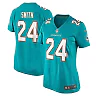 Zennovawear Women's Miami Dolphins Cam Smith Aqua Game Jersey