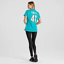 Zennovawear Women's Miami Dolphins Channing Tindall Aqua Game Player Jersey