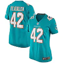 Zennovawear Women's Miami Dolphins Clayton Fejedelem Aqua Game Jersey