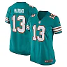 Zennovawear Women's Miami Dolphins Dan Marino Aqua Retired Player Jersey