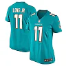 Zennovawear Women's Miami Dolphins David Long Jr. Aqua Game Jersey