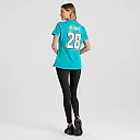 Zennovawear Women's Miami Dolphins Devon Achane Aqua Player Game Jersey