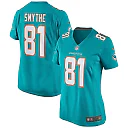 Zennovawear Women's Miami Dolphins Durham Smythe Aqua Game Jersey