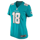 Zennovawear Women's Miami Dolphins Erik Ezukanma Aqua Game Player Jersey