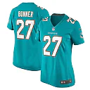 Zennovawear Women's Miami Dolphins Ethan Bonner Aqua Game Jersey