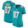 Zennovawear Women's Miami Dolphins Freddie Swain Aqua Game Jersey