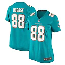 Zennovawear Women's Miami Dolphins Grant DuBose Aqua Game Jersey