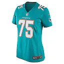 Zennovawear Women's Miami Dolphins Jack Driscoll Aqua Team Game Jersey