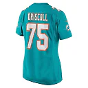 Zennovawear Women's Miami Dolphins Jack Driscoll Aqua Team Game Jersey