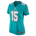 Zennovawear Women's Miami Dolphins Jaelan Phillips Aqua Game Player Jersey