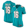 Zennovawear Women's Miami Dolphins Jake Bailey Aqua Game Player Jersey