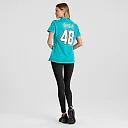 Zennovawear Women's Miami Dolphins Jake Bargas Aqua Home Game Player Jersey