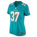 Zennovawear Women's Miami Dolphins Jake Funk Aqua Game Jersey