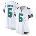 Zennovawear Women's Miami Dolphins Jalen Ramsey White Alternate Game Jersey