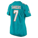 Zennovawear Women's Miami Dolphins Jason Sanders Aqua Game Jersey
