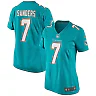 Zennovawear Women's Miami Dolphins Jason Sanders Aqua Game Jersey