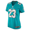 Zennovawear Women's Miami Dolphins Jeff Wilson Jr. Aqua Game Player Jersey