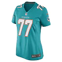 Zennovawear Women's Miami Dolphins John Jenkins Aqua Game Player Jersey